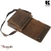 Besace Gibecière KASZER collection Wyoming brun naturel moyen 20681-C6