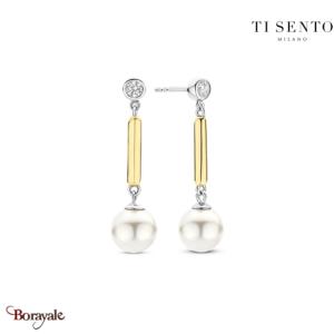 Boucles d'oreilles TI Sento perles femme 78011YP