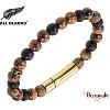 Bracelet All Blacks bijoux Homme rang de perles 682414