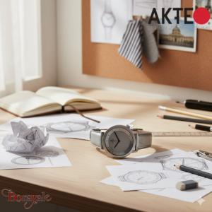 Montre AKTEO Monochrome All Black 42 mm noire ronde IMo04