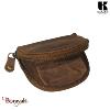 Porte monnaie crapaud KASZER collection Oregon Marron naturel 581904-C6
