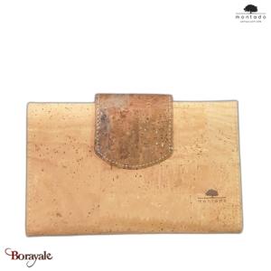 Portefeuille MONTADO en liège naturel, made in Portugal Femme 56122-NAT