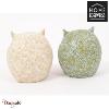 Chouette vert pastel Home Edelweiss collection : Senses 16 cm