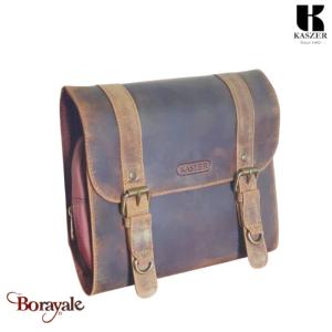 Trousse de toilette KASZER collection Oregon Marron naturel 582204-C6