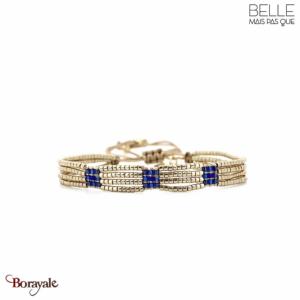 Bracelet Belle mais pas que, Majorelle, Bleu Majorelle - Champagne - Doré