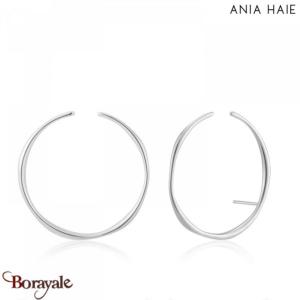 Ear We Go, Boucles d'oreilles Argent plaqué rhodium ANIA-HAIE E023-20H