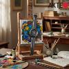 Montre AKTEO Art - Peinture Palette et pinceaux 29 mm noir ronde APe22