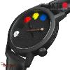 Montre AKTEO Art - Peinture 5 taches 42 mm noire ronde APe12