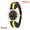 Montre KELTON RC 22 noire- jaune nato quartz Unisexe 9122432