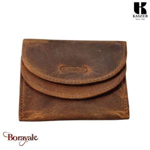 Porte monnaie KASZER collection Oregon Marron naturel 500604-MC6