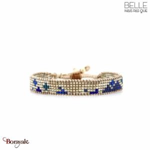 Bracelet Belle mais pas que, Majorelle, Bleu Majorelle - Champagne - Doré