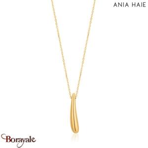 Collier Ania Haie Luxe Minimalism plaqué or 14 carats sur argent N024-02G