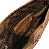 Pochette à dragonne KASZER collection Nevada Marron naturel clair touché velours