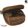 Porte monnaie crapaud KASZER collection Oregon Marron naturel 581904-C6