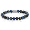 Bracelet Rebel & Rose Rivière Bleue - 8 mm L+, Homme RR-80113-S-LL