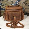 Sac Reporter KASZER collection Nevada Marron naturel clair touché velours 20874-