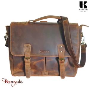 Sac à dos KASZER collection Nevada Marron naturel clair touché velours 20858-C6