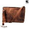 Sac bandoulière KASZER collection Kansas marron naturel foncé 20024-C6