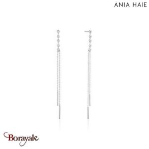 Spike it Up, Boucles d'oreilles Argent plaqué rhodium ANIA-HAIE E025-01H