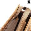 Cartable Serviette KASZER collection Nevada Marron naturel clair touché velours
