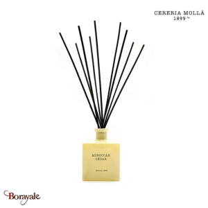 Diffuseur Mikado Premium 500 ml Cereria Molla Cèdre marocain