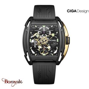 Montre Ciga Design Série Z exploration black gold homme Z062-BLG0-W5BK