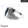 Chevalière APOLLON argent et Turquoise Homme  HH108-62 Taille 62