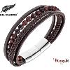 Bracelet All Blacks bijoux Homme acier 4 rangs 682439