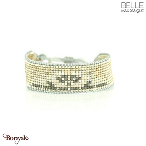 Bracelet Belle mais pas que, Ultimate Silver, Perles de miyuki argentées