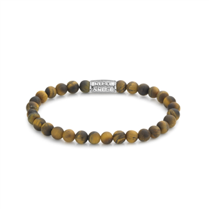 Bracelet Rebel & Rose Lys Tigré Mat - 6mm L, Homme RR-60083-S-L