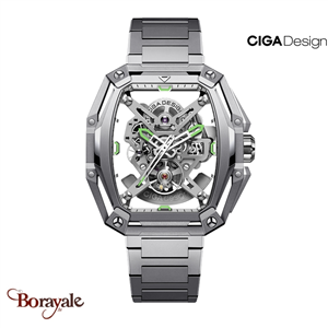 Montre Ciga Design Z Séries Hunter automatique silver homme Z035-SS01-W1S