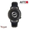 Montre AKTEO Immensité Eclipse 38 mm noire ronde UIm08