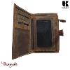 Porte monnaie KASZER collection Oregon Marron naturel 581304-MC6
