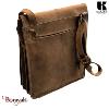 Sac bandoulière KASZER collection Kansas marron naturel foncé 20014-C6