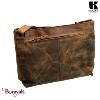 Sac bandoulière KASZER collection Kansas marron naturel foncé 20024-C6