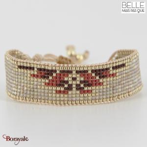 Bracelet Belle mais pas que, Rusty Gold, Perles de miyuki dorées à l'or fin