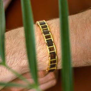 Bracelet WOODWATCH Leadwood & Gold Bois de plomb WW-B12-LGO