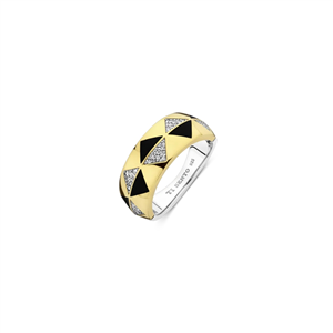 Bague TI Sento The Hexagone femme 12350BL-54