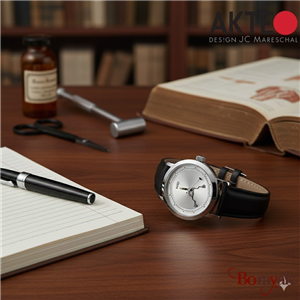 Montre AKTEO Profession Médecin 42 mm argent ronde PSa14