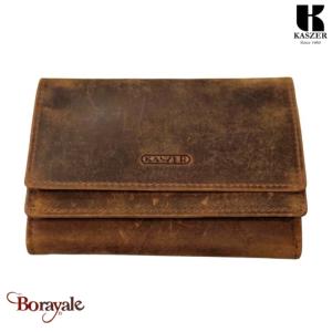 Portefeuille KASZER collection Oregon marron naturel 592604-MC6