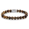 Bracelet Rebel & Rose Lys Tigré - 8mm L, Homme RR-80042-S-L