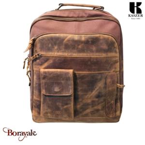 Sac à dos KASZER collection Kansas marron naturel foncé 20095-C6
