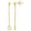 Boucles d'oreilles Gemstar Brand, collection : Plaqué OR Femme