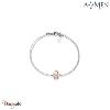 Bracelet Amen Bijoux Petit ange Argent 925° rhodié de haute qualité