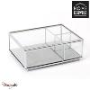 Coffret Home Edelweiss Transparence Décoration : Coffret Bijoux 3 Cases SD949