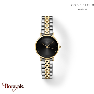 Montre Rosefield Small Edit Duotone Black  Femme SEBDSG-SE04