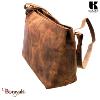 Sac bandoulière KASZER collection Kansas marron naturel foncé 20024-C6