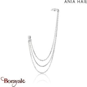 Boucle d'oreille Ania Haie Fringe Appeal argent 925° plaqué rhodium de haute qua