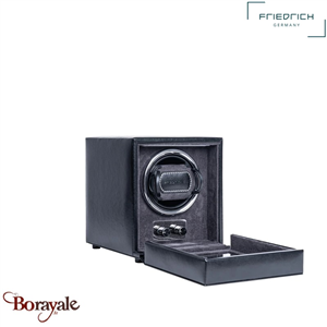 Remontoir 1 montre, Friederich 1923 série Bond à Led, noir 29481-9