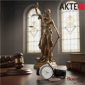 Montre AKTEO Profession Justice 38 mm argent ronde PJu01